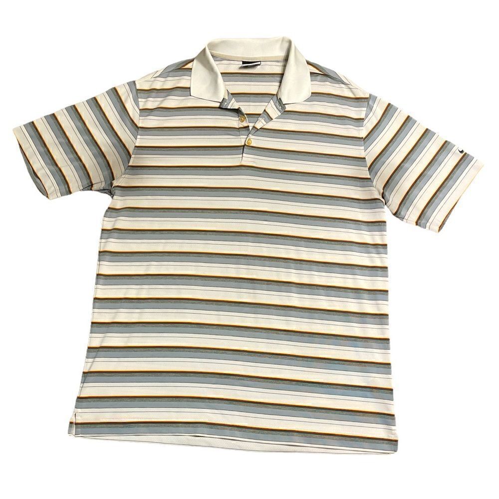 Striped Golf Polo Shirt 